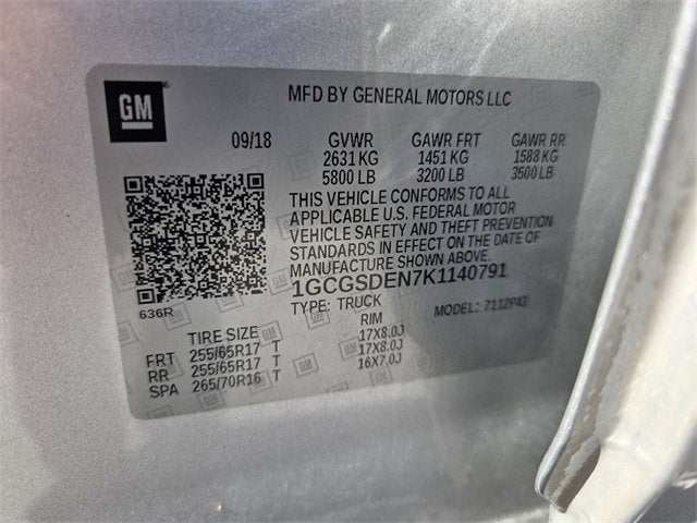 2019 Chevrolet Colorado 2WD Z71