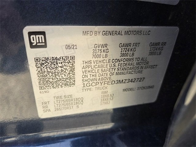 2021 Chevrolet Silverado 1500 LT Trail Boss