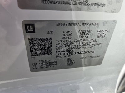 2021 Chevrolet Silverado 1500 LT Trail Boss