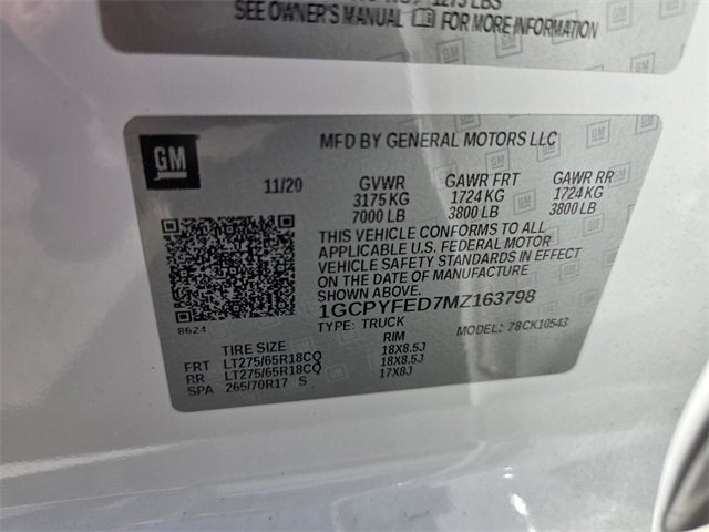 2021 Chevrolet Silverado 1500 LT Trail Boss