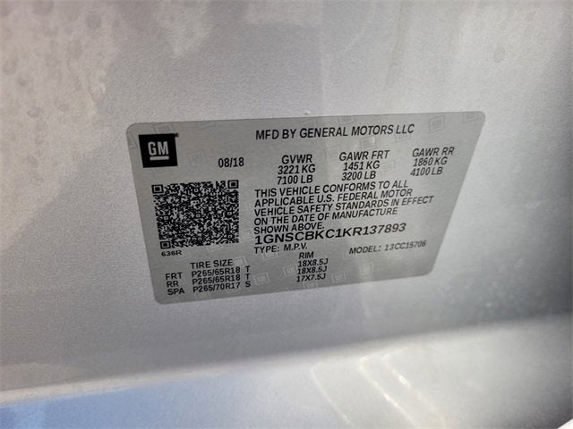 2019 Chevrolet Tahoe LT