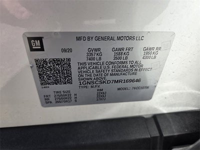 2021 Chevrolet Tahoe Premier