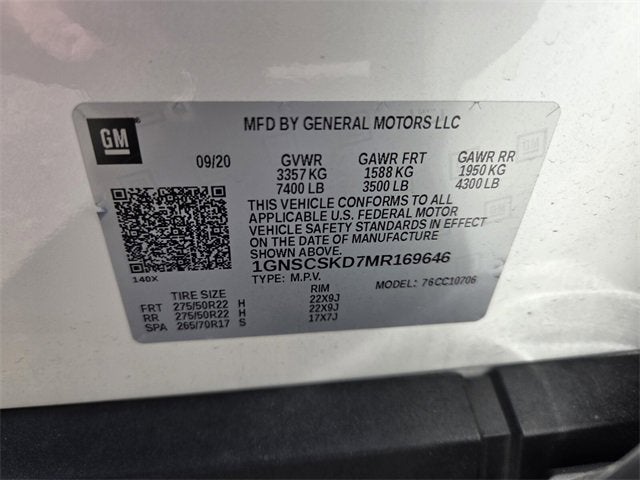 2021 Chevrolet Tahoe Premier