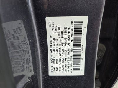 2015 Honda Accord LX