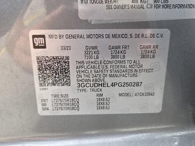 2023 Chevrolet Silverado 1500 ZR2