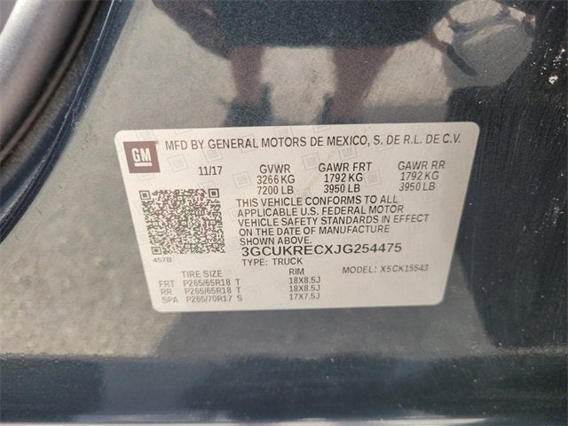 2018 Chevrolet Silverado 1500 LT