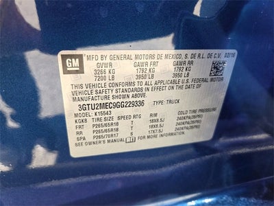 2016 GMC Sierra 1500 SLE