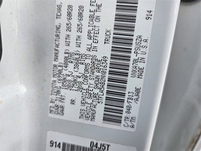 2022 Toyota Tundra 2WD SR5