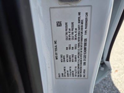 2021 Tesla Model 3 Standard Range Plus Rear-Wheel Drive