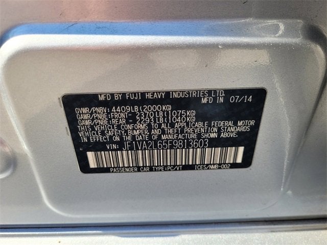 2015 Subaru WRX STI 4DR SDN