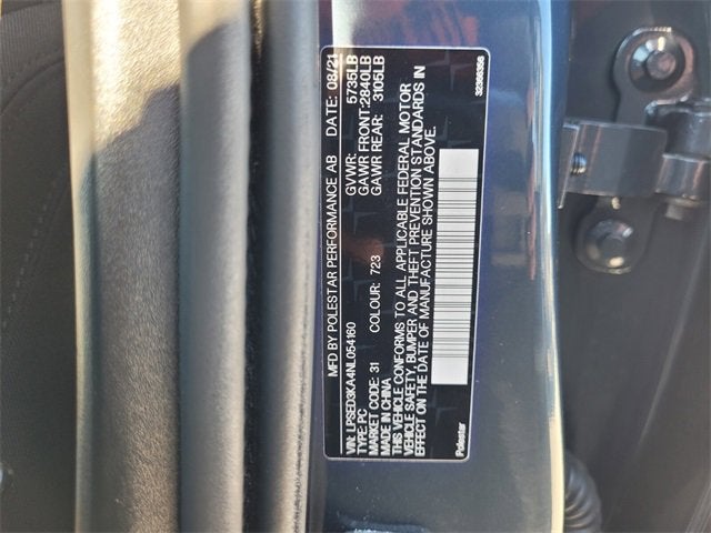 2022 POLESTAR 2 4DR SDN DUAL MTR