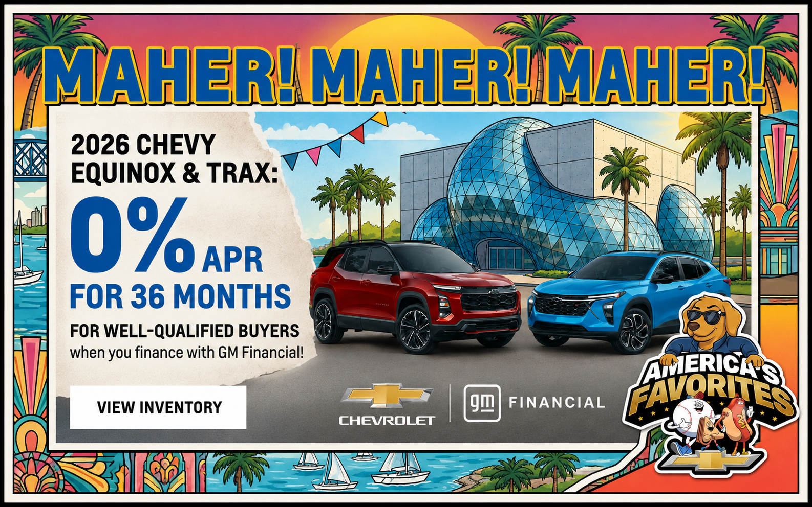 2026 Chevy Equinox and Trax. 0% APR for well-qualified buyer