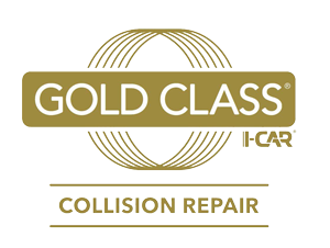 gold class collision repair logo
