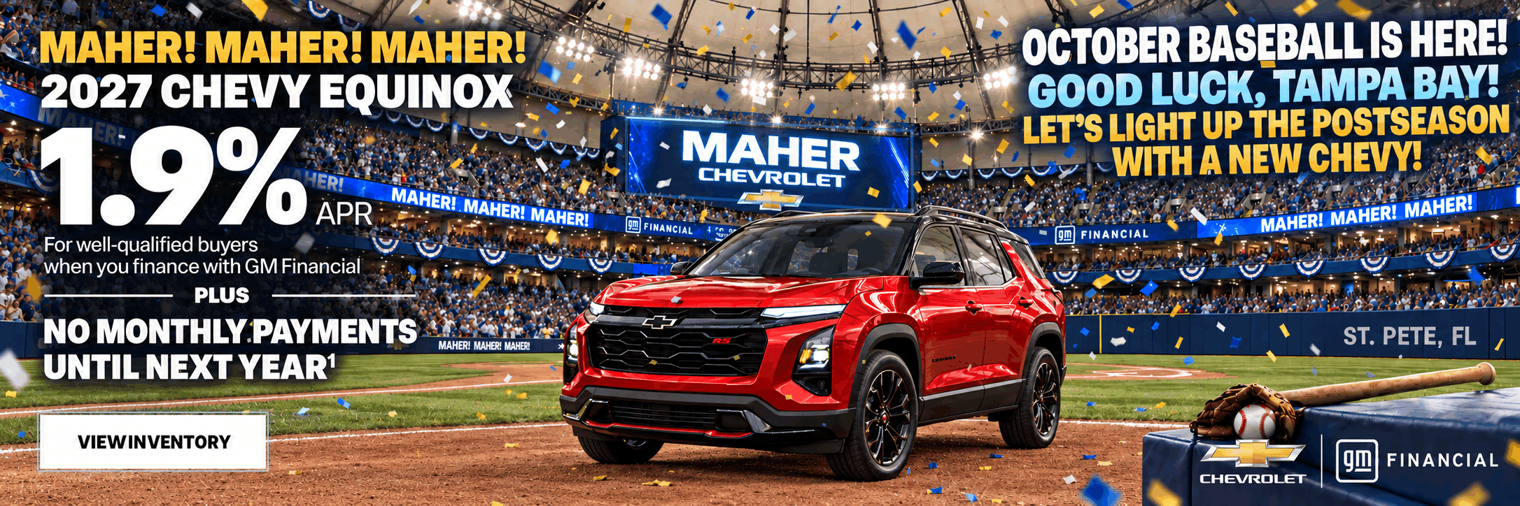 2027 Chevy Equinox. 1.9% APR For well-qualified buyers when 