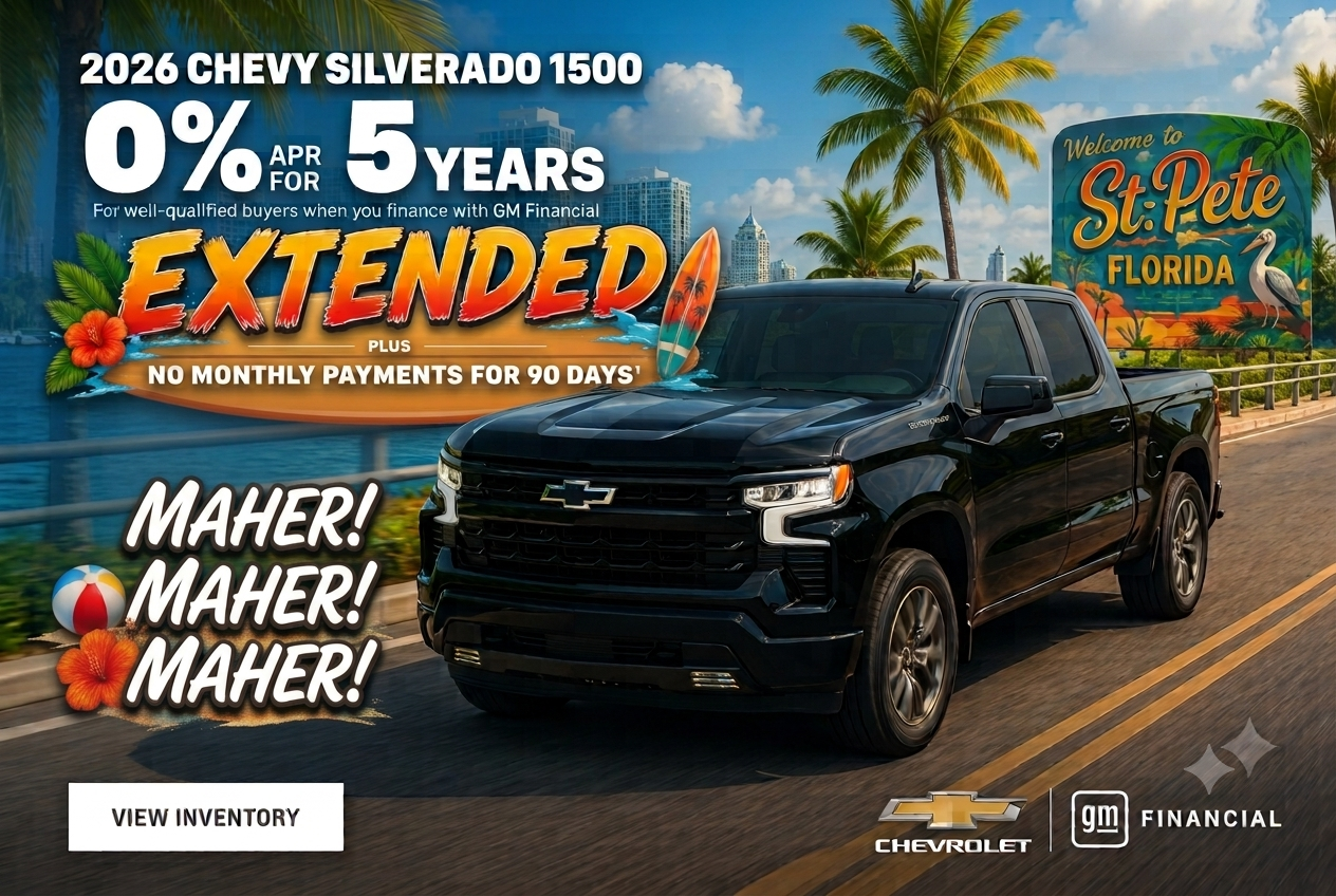 2026 Chevy Silverado 1500. 0% APR for 5 years for well-quali