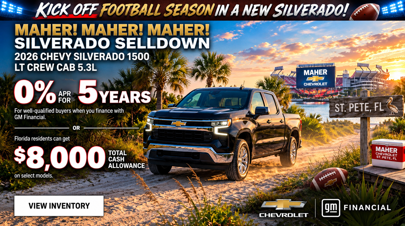 2026 Chevy Silverado 1500 LT Crew Cab 5.3L. 0% APR for 5 yea
